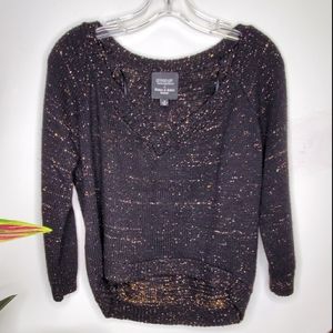 Romeo & Juliet Coiture sweater black with gold